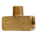 Branch Tee, Brass Mold Fitting 1/8″ NPT Female x 1/8″ NPT Male Branch – Barstock