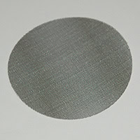 Extruder Screen, Circular, Stainless Steel, 2" x 60 Mesh