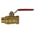 Ball Valve, 3/4" Male x 3/4" Female NPT Low Profile Stem, Brass - Image 2