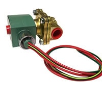 Solenoid Valve, Asco Redhat 2-Way Series #8210, 120 Volt Coil with Brass Body and 1/2" Female NPT