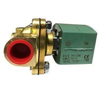 Solenoid Valve, Asco Redhat 2-Way Series #8210, 120 Volt Coil with Brass Body and 1/2" Female NPT
