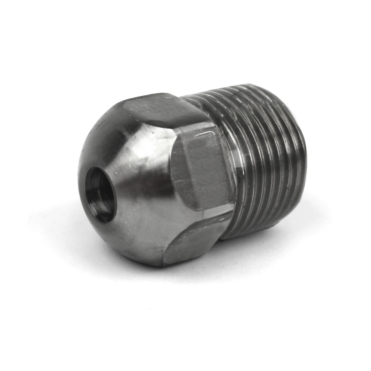 Nozzle Tip, MAXX Flow, GP, 1-3/4" OAL, 1-1/4"-12 Thd, 3/4" Rear Opening, 1/2" Radius, 9/32" Orifice - Image 1