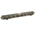 Manifold, Water, Stainless Steel, ST Series (2) 1-1/4″ Inlet/Outlet, (8) 1/2″ NPT Ports, 24″ OAL