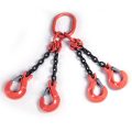Chain Sling, Alloy, Type QOS, Four Leg, 3/8″ Chain x 36″ Reach, Sling Hooks with Safety Latches
