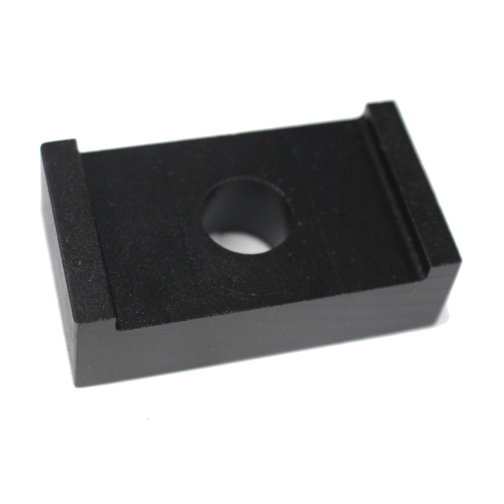 Extra Large No Turn Rectangular Mold Washer- 1/2" ID Hole, 2-1/4" Long, 1-3/4" Between Legs