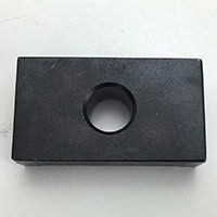Extra Large No Turn Rectangular Mold Washer- 1/2" ID Hole, 2-1/4" Long, 1-3/4" Between Legs