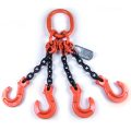 Chain Sling, Alloy, Type QOS, Four Leg, 9/32″ Chain x 36″ Reach, Standard Sling Hooks