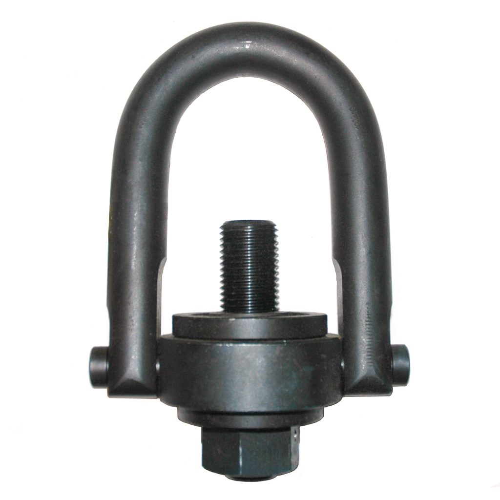 Hoist Ring, Metric Size, Rated Load: 400 kg. M8x1.25 Thread Size, 21mm Thread Length. ADB # 34214