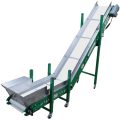 Conveyor, Horizontal to Incline, SLX-180306, 3′ Horizontal Length, 6′ Incline Length, 18″ Wide