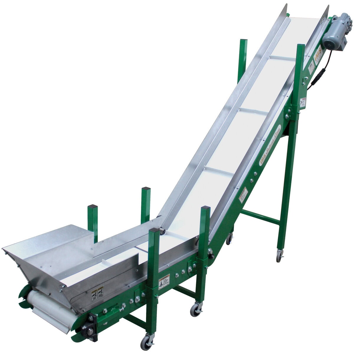 Conveyor, Horizontal to Incline, SLX-120306, 3' Horizontal Length, 6' Incline Length, 12" Wide - Image 1