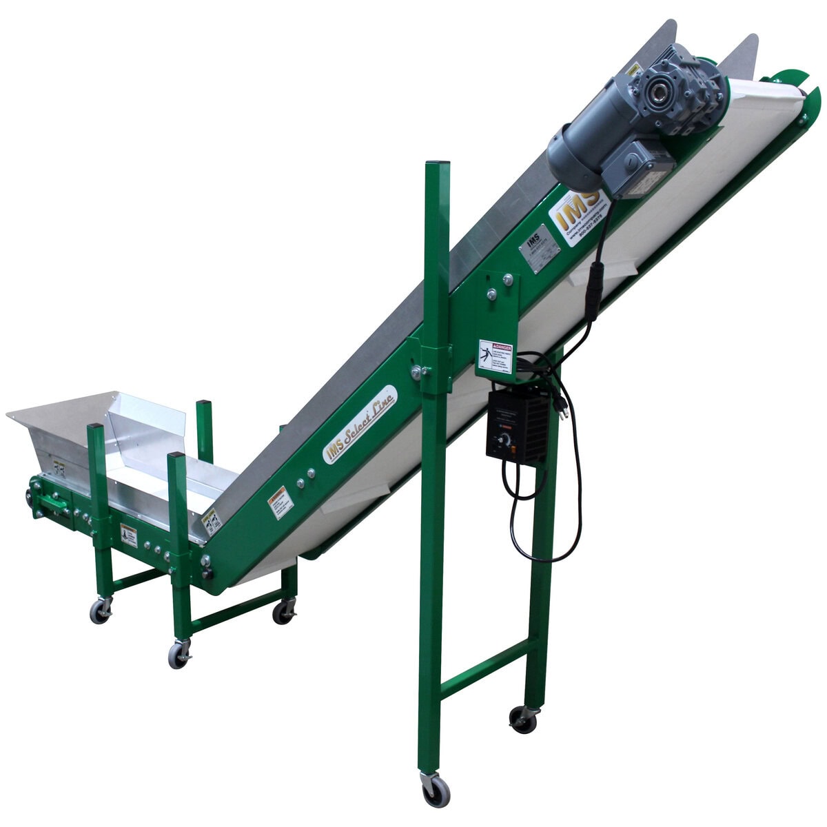 Conveyor, Horizontal to Incline, SLX-120306, 3' Horizontal Length, 6' Incline Length, 12" Wide - Image 2