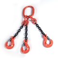 Chain Sling, Alloy, Type TOS, Three Leg, 9/32″ Chain x 48″ Reach, Sling Hooks with Safety Latches