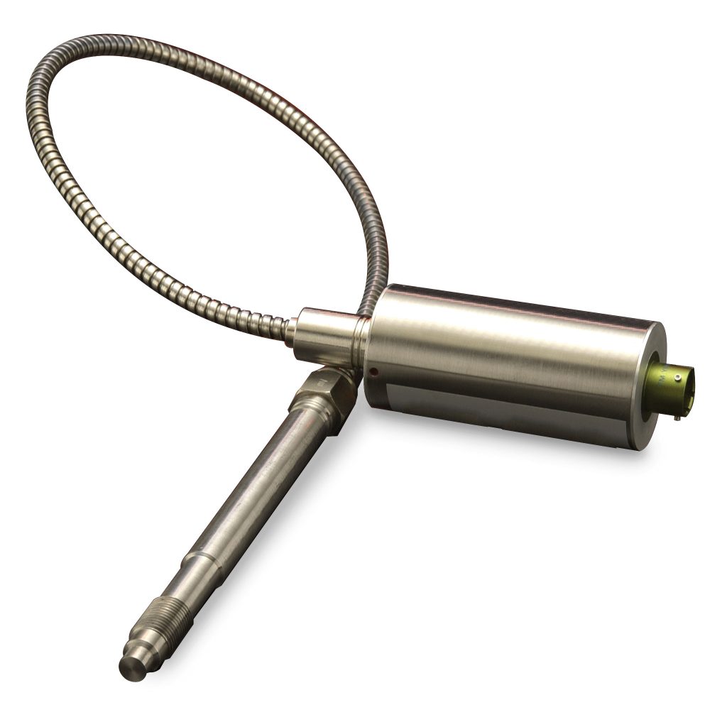 Melt Pressure Transducer, 3.3 mV/Volt, 6” Stem with 18” Flex Hose,  0-7,500 psi.