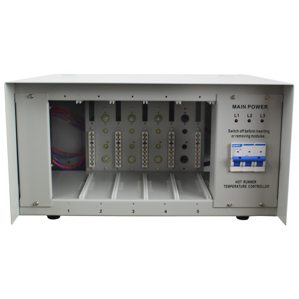 Mainframe Housing for 5-Zone Temperature Control System, 15 Amps Per Zone, 240V