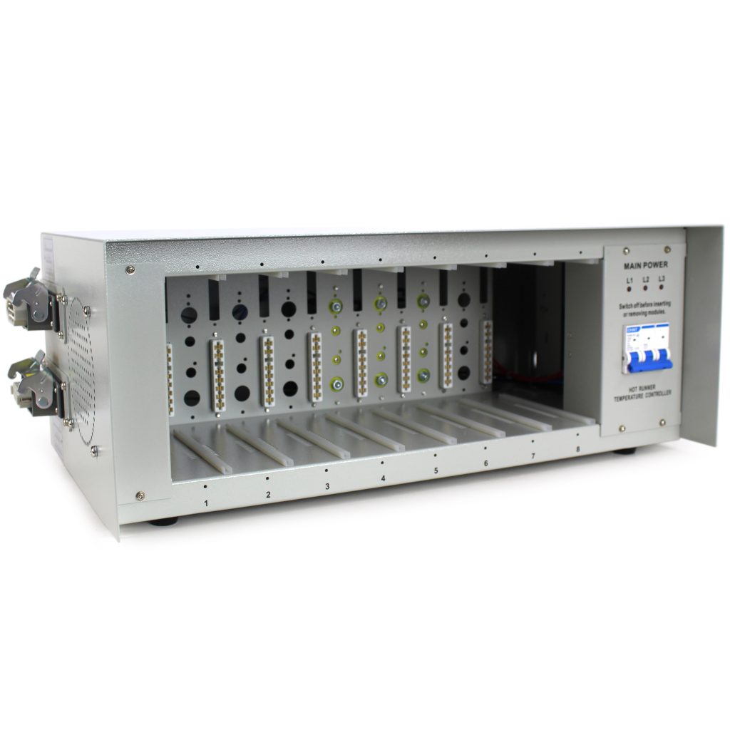 Mainframe Housing for 8-Zone Temperature Control System, 15 Amps Per Zone, 240V