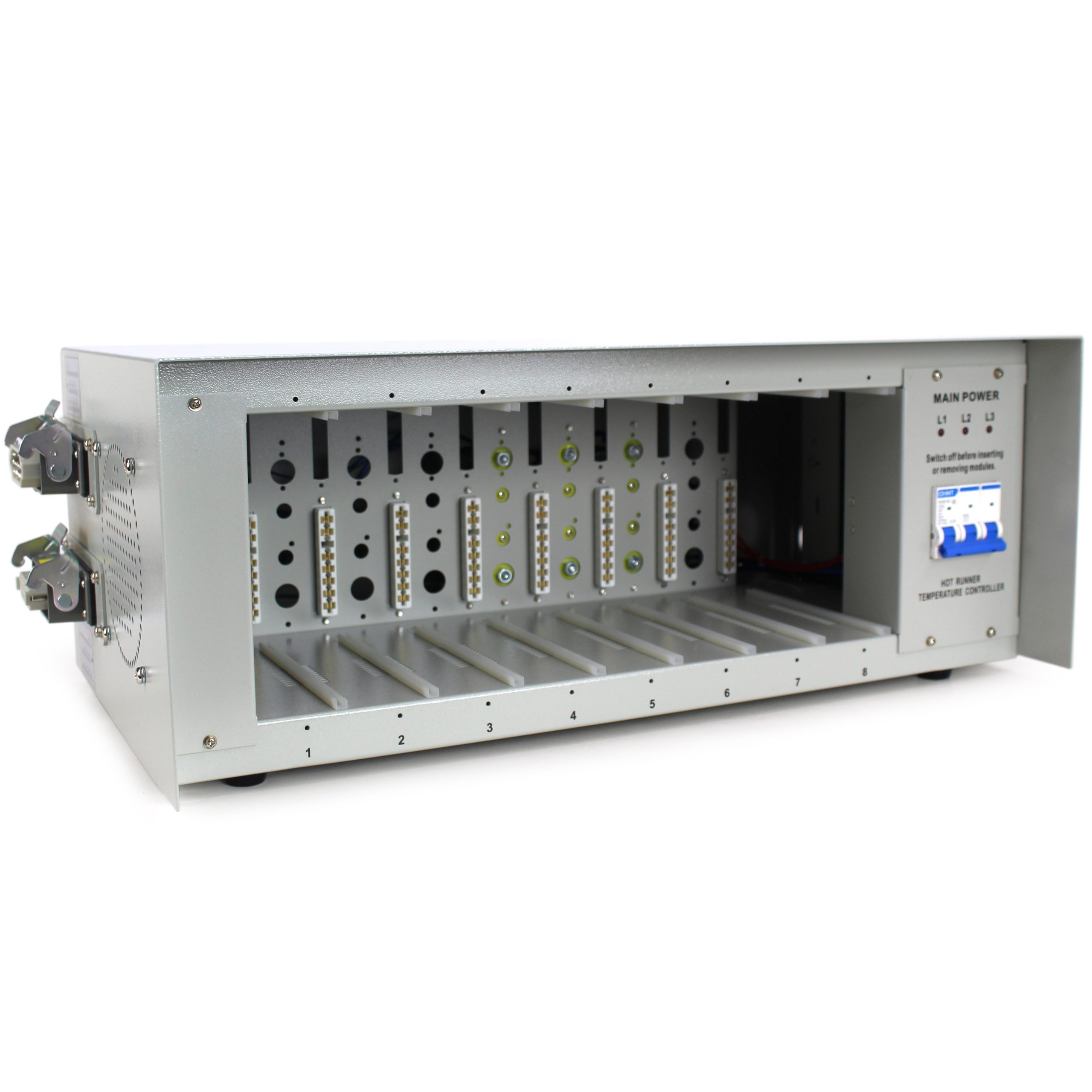 Mainframe Housing for 8-Zone Temperature Control System, 15 Amps Per Zone, 240V - Image 1