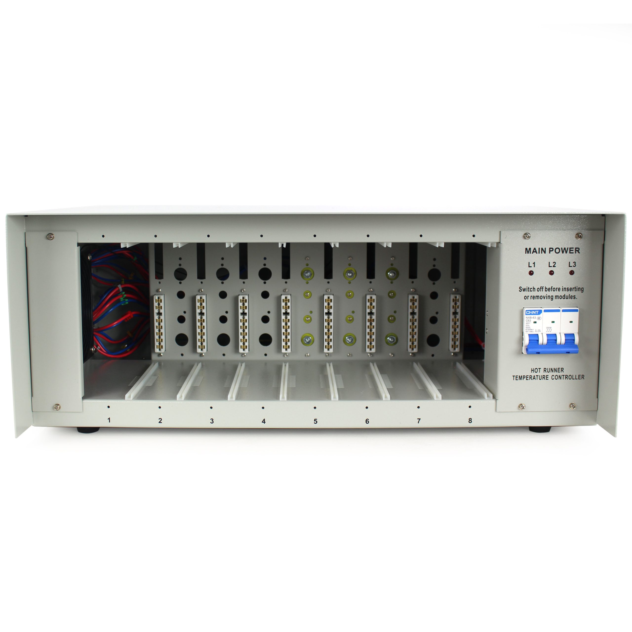 Mainframe Housing for 8-Zone Temperature Control System, 15 Amps Per Zone, 240V - Image 2