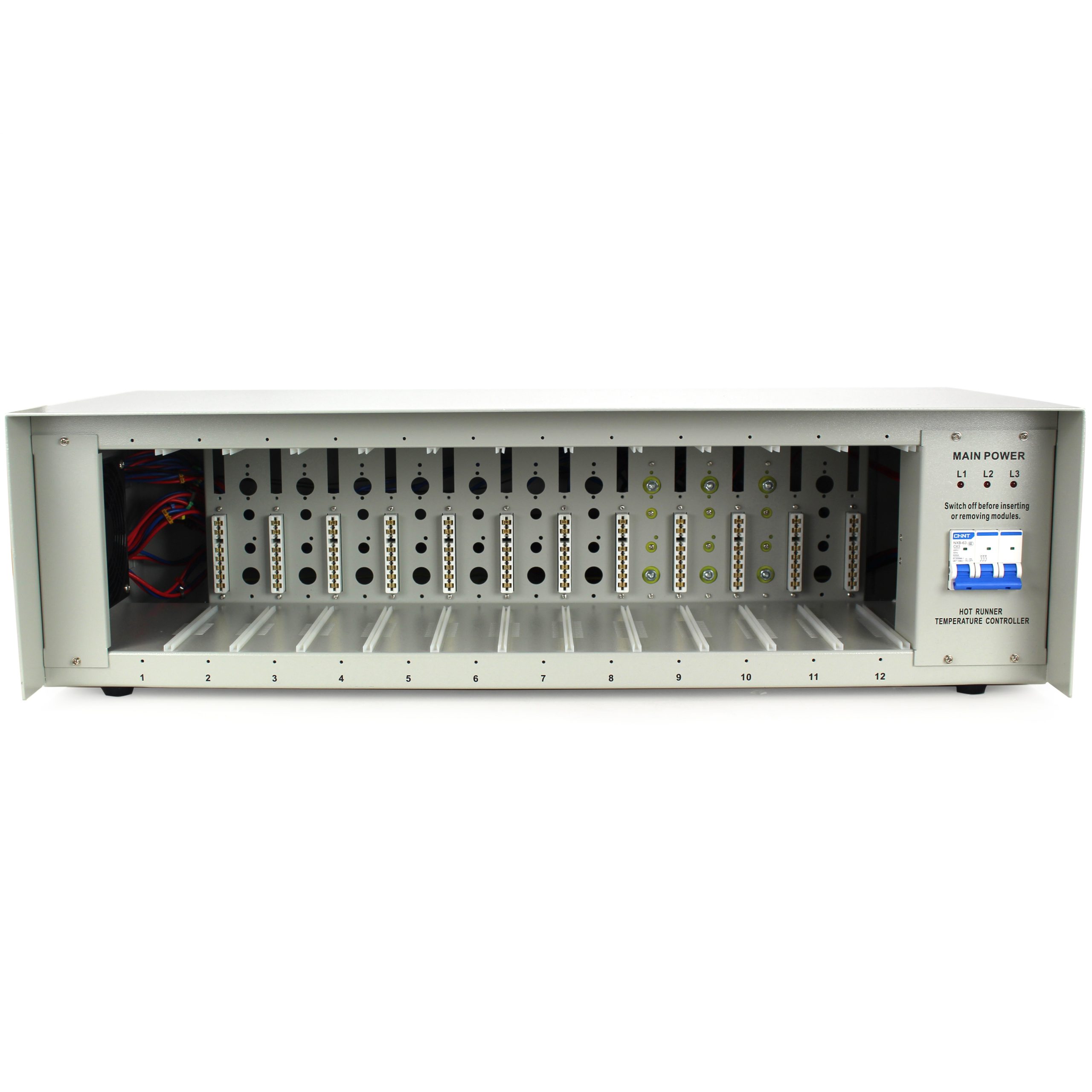 Mainframe Housing for 12-Zone Temperature Control System, 15 Amps Per Zone, 240V - Image 2