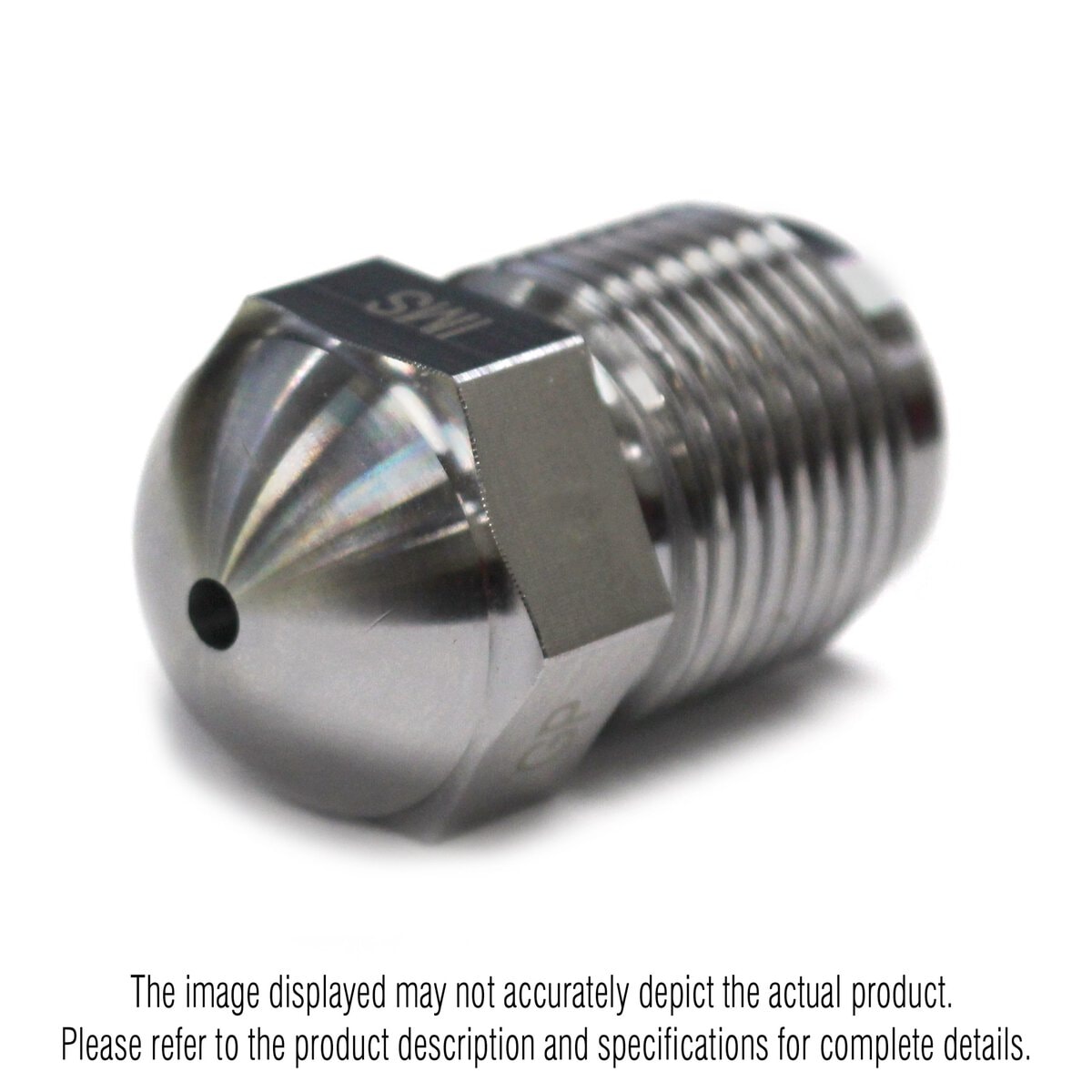 Nozzle Tip, GP, 1-1/2" OAL, 7/8"-14 Thread, 1/2" Rear Opening, 1/2" Radius, 1/4" Orifice - Image 1
