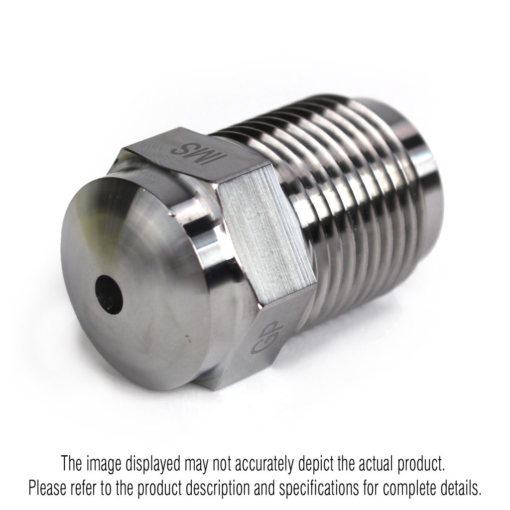 Nozzle Tip, GP, 1-1/2" OAL, 7/8"-14 Thread, 1/2" Rear Opening, 3/4" Radius, 5/32" Orifice