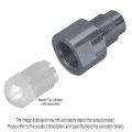 Nozzle Tip Adapter, 2.10″ OAL, M24x1.5 Male LH Thread, 14mm RO, 7/8″-14 Female Thread, Boy Machine