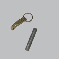 Handle Kit, Brass, for 1" Cam & Groove Includes: One Handle, One Pin and One Ring
