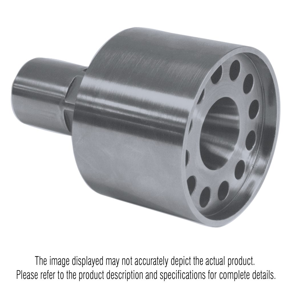 End Cap, Boy, 24mm, 2.357" OD, 1.96" OAL, 60 Deg Inside Nose, 7 Bolt Holes, 7/8"-14 Nozzle Tip Thd