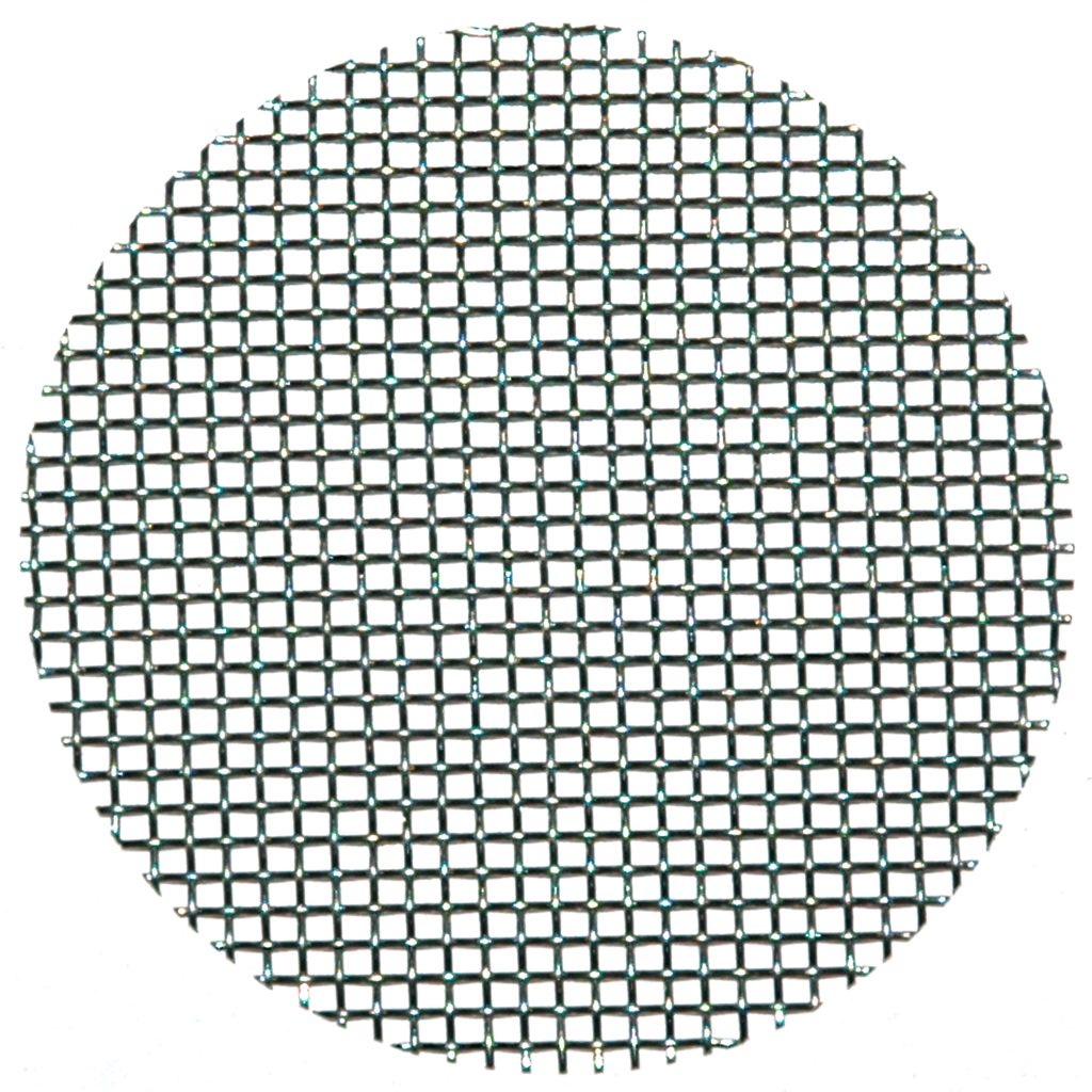 Extruder Screen, Circular, Stainless Steel 3-1/2" x 20 Mesh