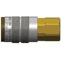 Coupler, Series 20, 1/4" Body, 3/8" Female