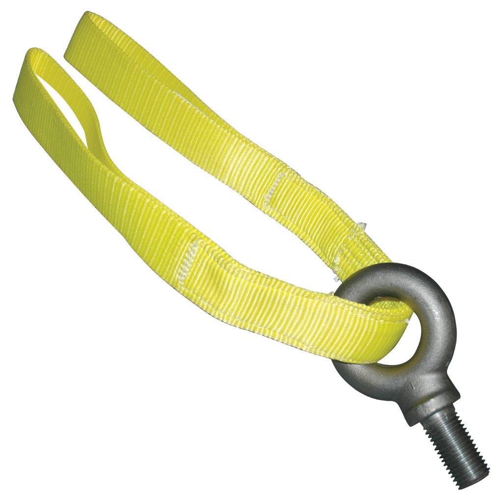 Mold Sling, Nylon Web, 1" X 4', 3200 lb Vertical Lift, 2560 lb Choker Lift, 6400 lb Basket Lift