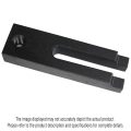 Mold Clamp, Machined, Open Toe, 7″ OAL, 1-3/4″ Wide, 1″ Thick, 4-1/4″ Slot Length