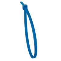 Cable Tie, Nylon, 4" Overall, 18 lb Minimum Tensile Strength, 100 Per Bag, Color: Blue