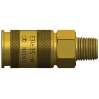 Universal Air Coupler, Brass, 1/4" Body Size