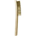 Brass Brush, 1-1/8″ x 13″, 1″ Trim (Bristle) Length, Large Toothbrush Style.