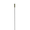 Brass Bristle, Power Driven (Single Spiral) Tube Brush, 1/4″ Brush Diameter, 12″ Length