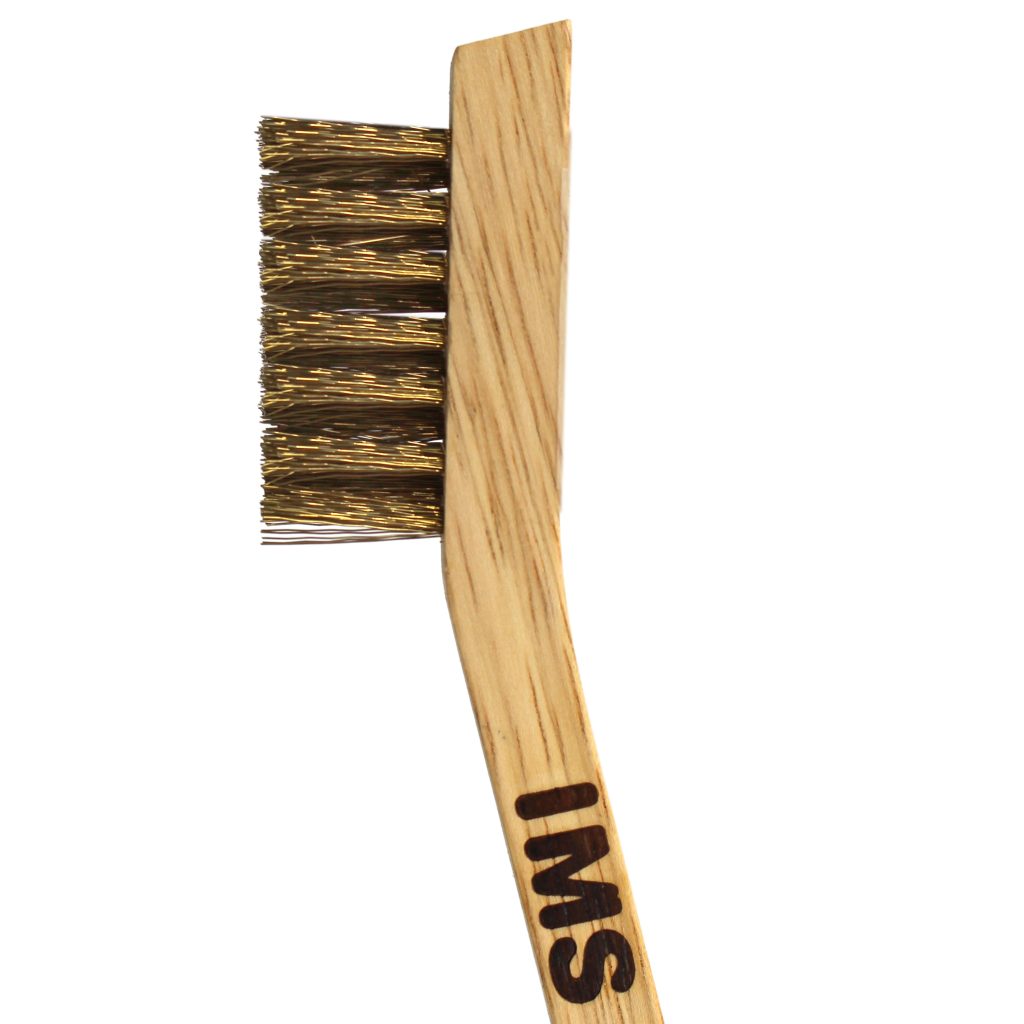 Brass Brush, Small Toothbrush Style, 3/8" Wide x 7-7/8" Length, 1/2" Trim (Bristle) Length