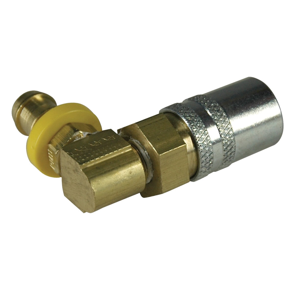 Coupler, 3/8" Passage, 90 Degree, 1/2" Hose Barb, Push-On, Valved, 318VP Series. - Image 2
