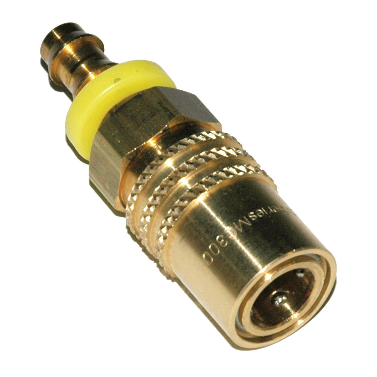 Coupler, Water, 3/8 Passage, 3/8 Hose Barb - Image 1