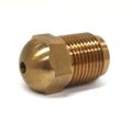 Nozzle Tip, Nylon, BeCu, 1-1/2″ OAL, 7/8″-14 Thread, 1/2″ Rear Opening, 1/2″ Radius, 3/16″ Orifice