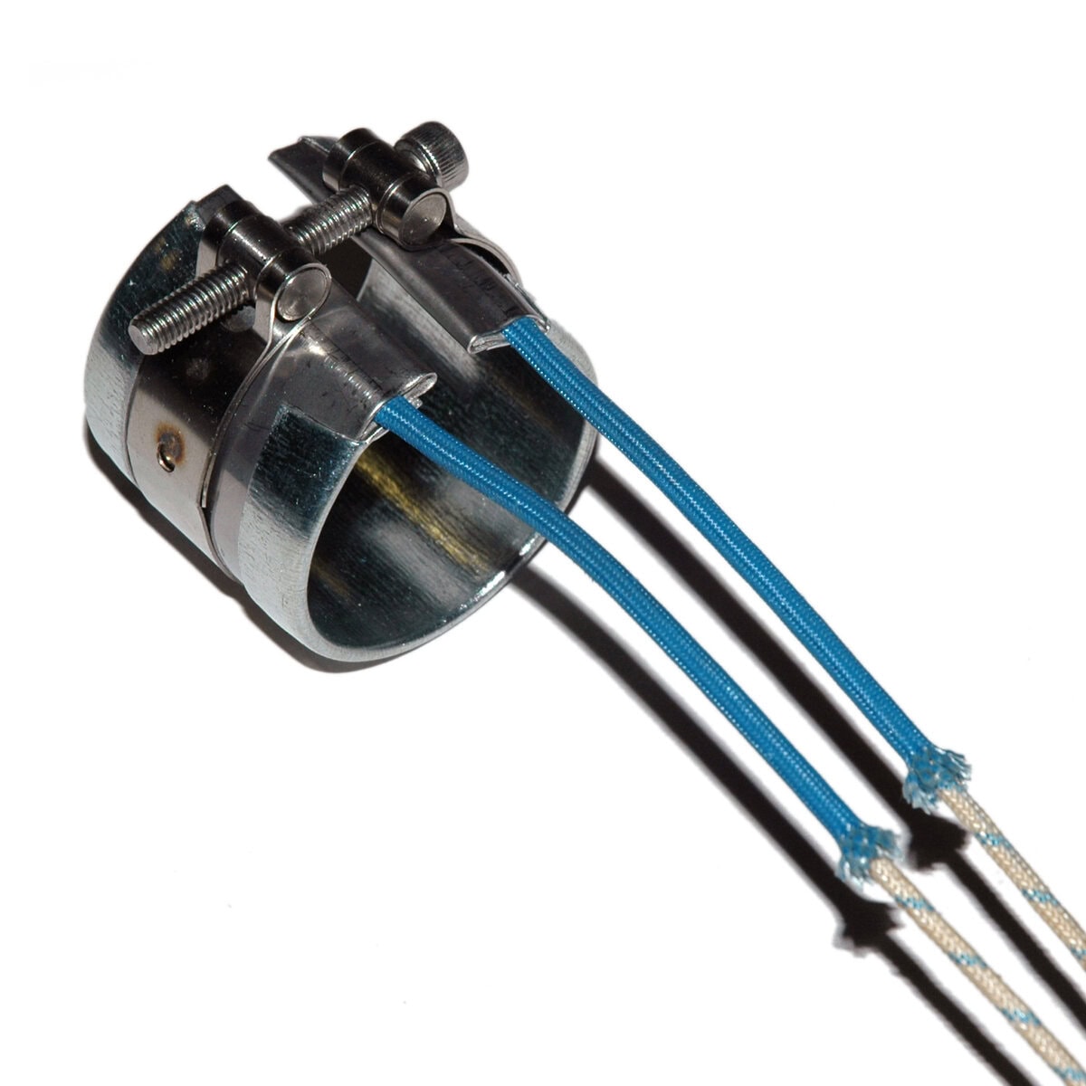 Heater Band, 1-1/2" Inside Diameter x 1-1/2" Wide, Mica, 120 Volt, 250 Watt, 12" Flex Leads - Image 1