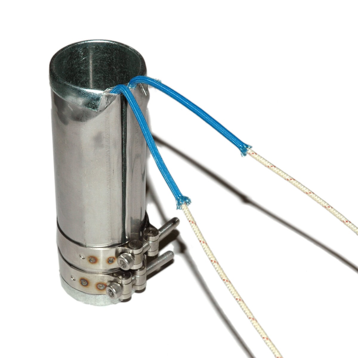 Heater Band, 1-1/2" Inside Diameter x 5" Wide, Mica, 240 Volt, 700 Watt, 12" Flex Leads - Image 2