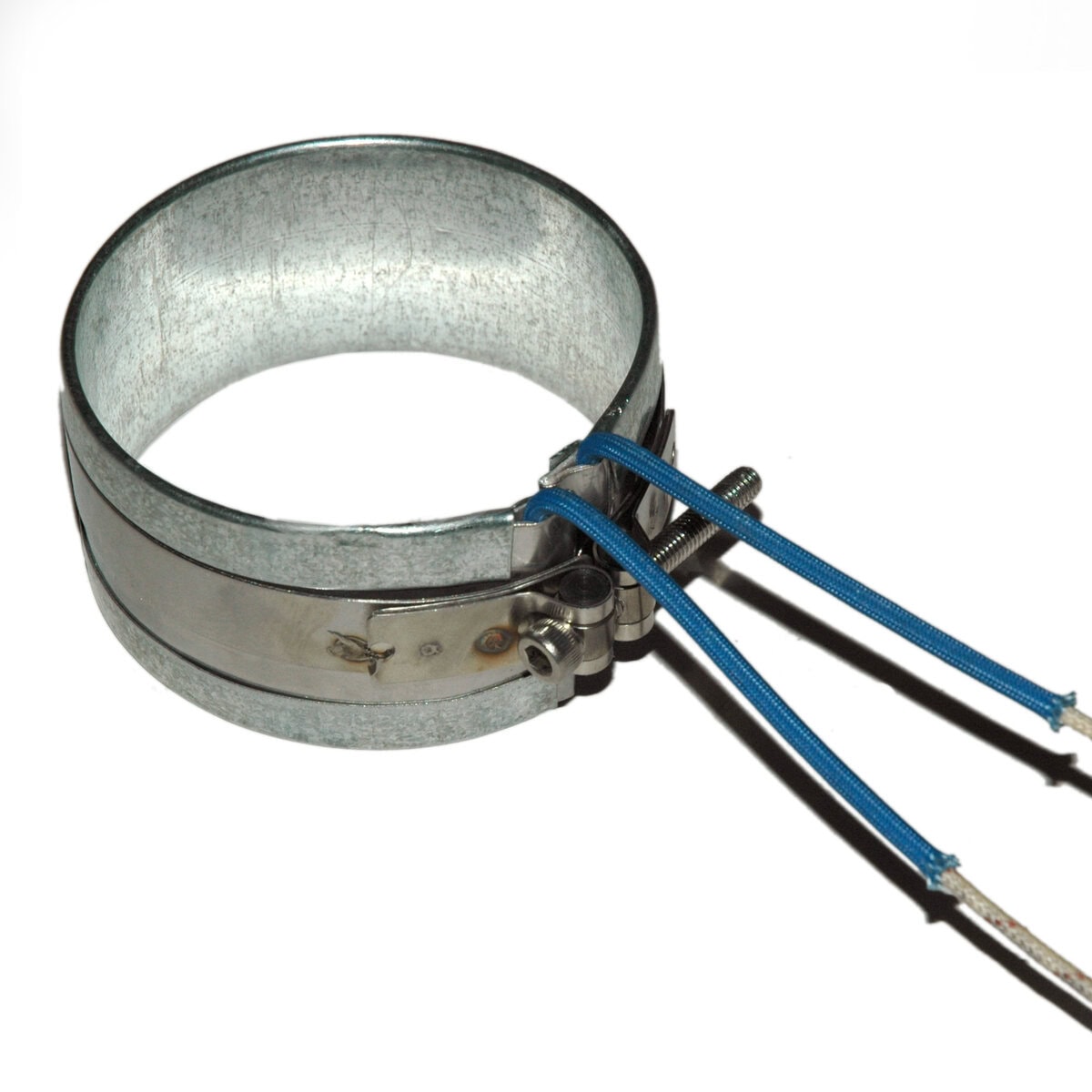 Heater Band, 3" Inside Diameter x 1-1/2" Wide, Mica, 240 Volt, 450 Watt, 12" Flex Leads - Image 2