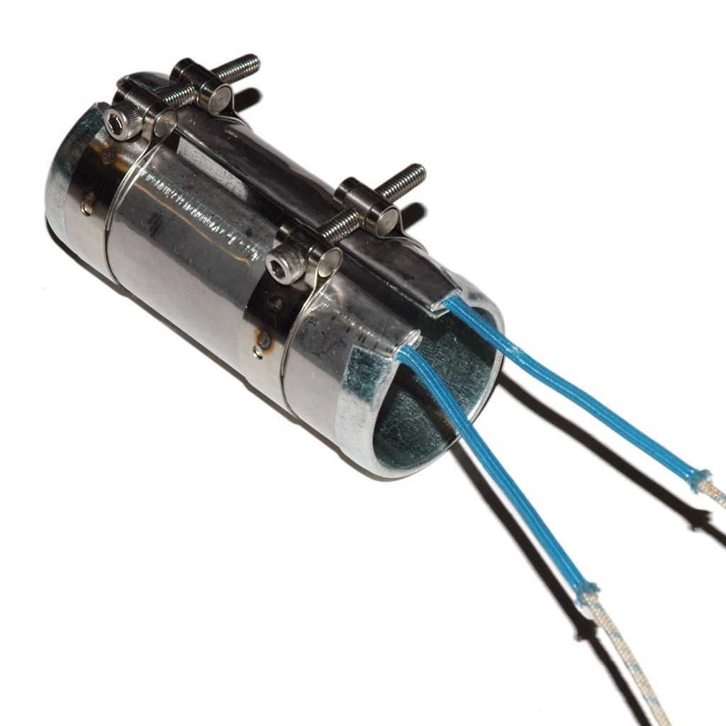 Heater Band, 1-1/2" Inside Diameter x 4" Wide, Mica, 120 Volt, 550 Watt, 12" Flex Leads