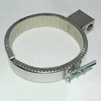 Heater Band, 7 to 7-1/2" Inside Diameter x 1-1/2" Wide, 240 Volt, 1100 Watt, Ceramic