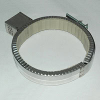Heater Band, 7 to 7-1/2" Inside Diameter x 1-1/2" Wide, 240 Volt, 1100 Watt, Ceramic