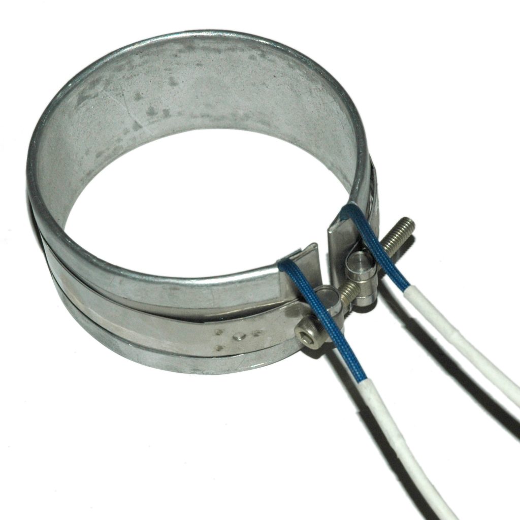 Heater Band, 3-1/8" Inside Diameter x 1-1/2" Wide, Mica, 240 Volt, 450 Watt, 12" Flex Leads
