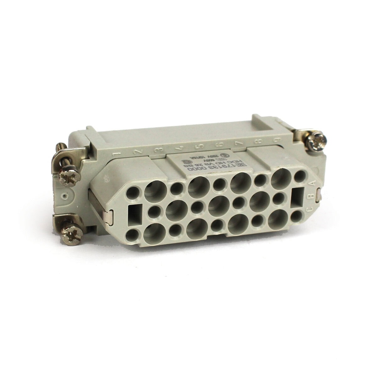 Plastic Female Insert w/o Socket Contacts - Image 1
