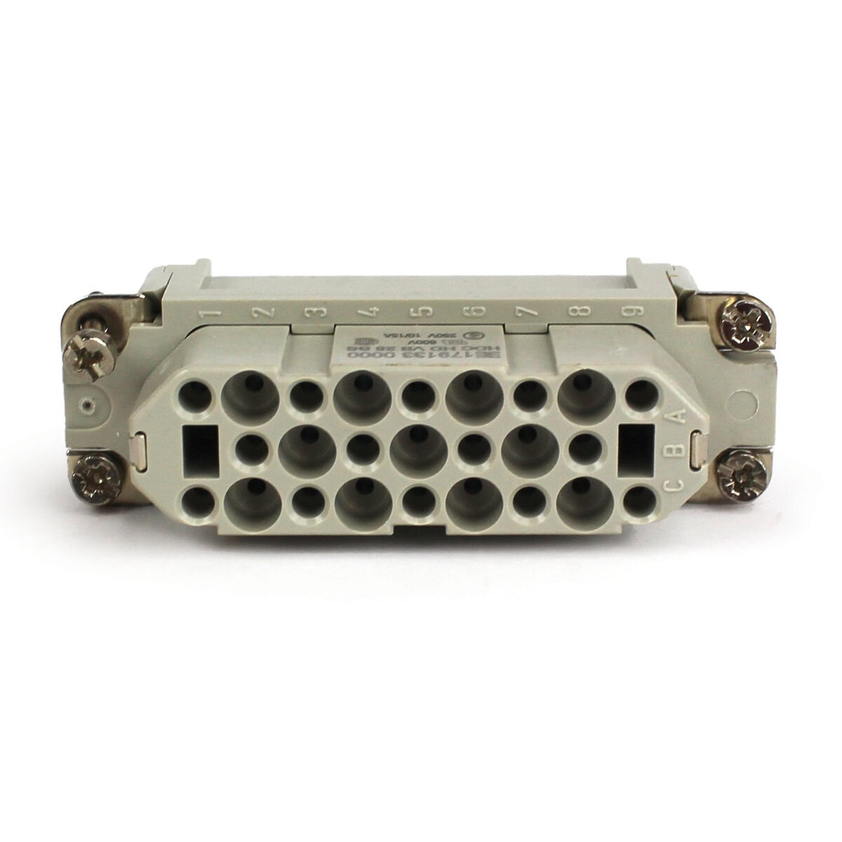 Plastic Female Insert w/o Socket Contacts - Image 2