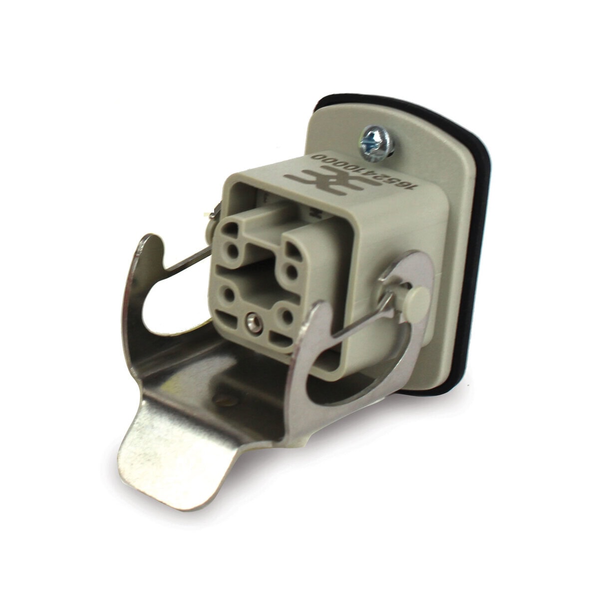 Mountable Main Frame Connector with Flanged Hood & Gasket - Image 1