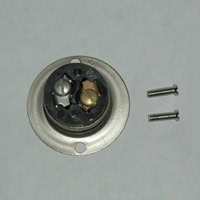 Midget Twist Lock, Flanged, 2Pole, 15 AMP,SS